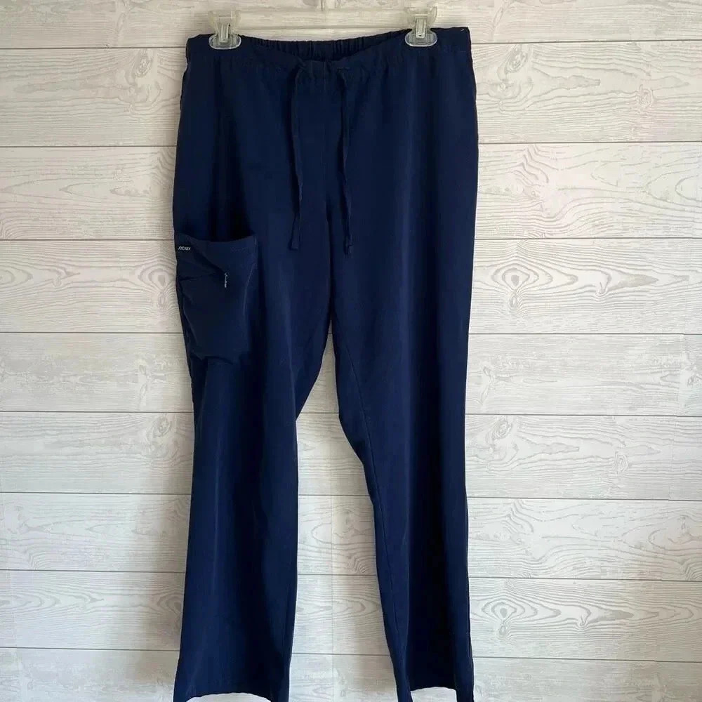 Women’s Jockey Navy Scrub pants Size Medium Petite